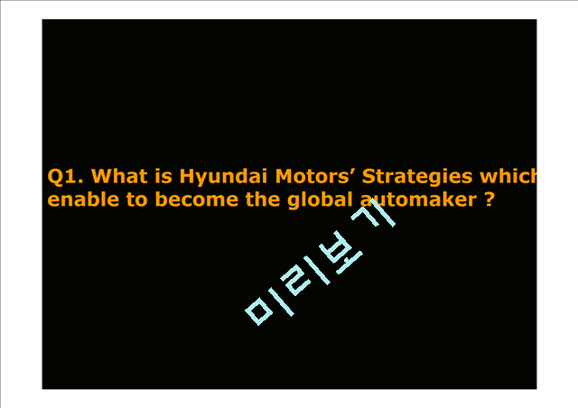 Hyundai Motors Introduction,Strategy,Suggestion   (7 )